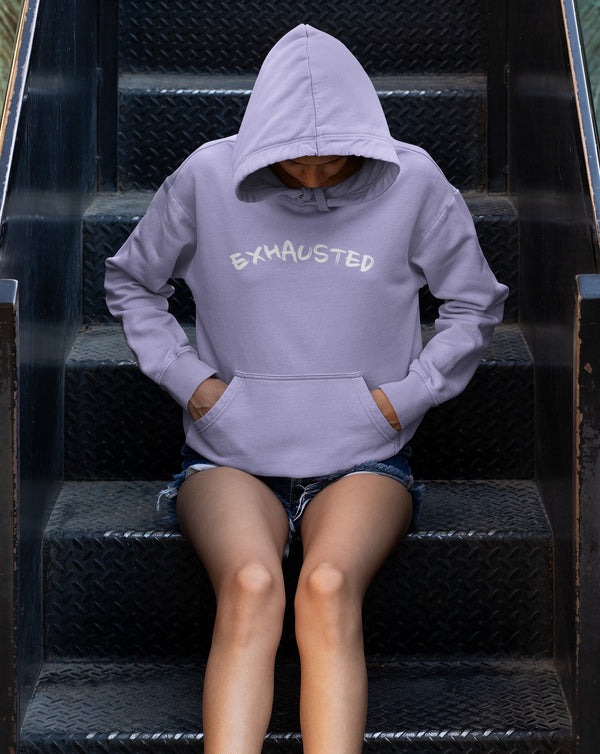 Exhausted Hooded Sweatshirt